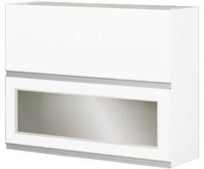 Picture of Bodzio Top Cabinet with Glass Sandi 80 White