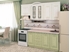 Picture of DaVita Olivija 72.54 Kitchen Bottom Cabinet Astrid Pine/Green