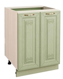 Show details for DaVita Olivija 72.58 Kitchen Bottom Cabinet Astrid Pine/Green