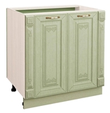 Show details for DaVita Olivija 72.62 Kitchen Bottom Cabinet Astrid Pine/Green