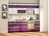 Picture of DaVita Palermo 08.09 Kitchen Upper Cabinet Wenge Oak/Eggplant/Singa Cream