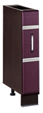 Show details for DaVita Palermo 08.71 Kitchen Bottom Cabinet Wenge Oak/Eggplant