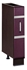 Picture of DaVita Palermo 08.71 Kitchen Bottom Cabinet Wenge Oak/Eggplant