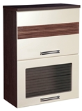 Show details for DaVita Rio 16.08 Kitchen Upper Cabinet Wenge Oak/Pearl