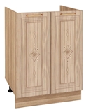 Show details for DaVita Šarlotta 73.50 Kitchen Bottom Cabinet Under The Sink Sonoma Oak/Elm Riva