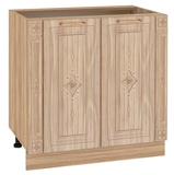 Show details for DaVita Šarlotta 73.62 Kitchen Bottom Cabinet Sonoma Oak/Elm Riva