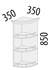 Picture of DaVita Tiffani 19.18 Kitchen Upper Cabinet Astrid Pine/Melinga