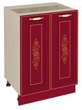 Show details for DaVita Viktorija 20.58 Kitchen Bottom Cabinet Astrid Pine/Bordeaux