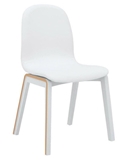 Show details for Dining chair Black Red White Bari White
