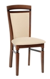 Show details for Dining chair Black Red White Bawaria Dkrs II Beige / Walnut