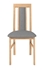 Picture of Dining chair Black Red White Belia Oak / Gray