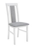 Show details for Dining chair Black Red White Belia White / Gray