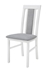 Picture of Dining chair Black Red White Belia White / Gray