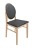 Picture of Dining chair Black Red White Bernardin Burlington Oak / Gray