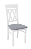 Show details for Dining chair Black Red White Cannet Gray / White