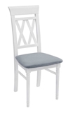 Show details for Dining chair Black Red White Cannet White / Gray