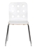 Picture of Dining chair Black Red White Cantona White