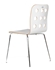 Picture of Dining chair Black Red White Cantona White