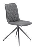 Show details for Dining chair Black Red White Elisa Gray