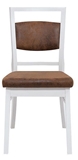 Show details for Dining chair Black Red White Gobi 02 Brown