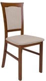 Show details for Dining chair Black Red White Kent small 2 Brown / Beige