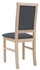 Picture of Dining chair Black Red White Luttich Light Brown / Gray