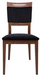 Show details for Dining chair Black Red White Madison Black / Brown