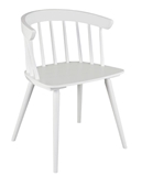 Show details for Dining chair Black Red White Patyczak White