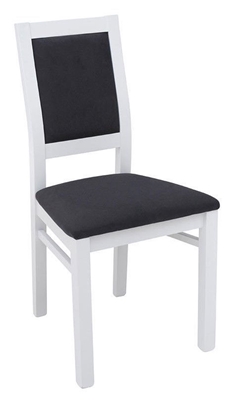 Picture of Dining chair Black Red White Porto Black