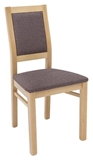 Show details for Dining chair Black Red White Porto Brown