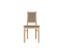 Picture of Dining chair Black Red White Porto Light Brown