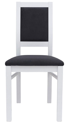 Picture of Dining chair Black Red White Porto White