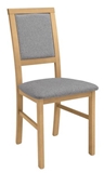 Show details for Dining chair Black Red White Robi Gray / Brown