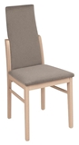 Show details for Dining chair Black Red White Top II Brown