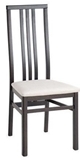 Show details for Dining chair Black Red White Trio 2 Wenge
