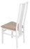 Picture of Dining chair Black Red White Trio 2 White