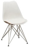Show details for Dining chair Extom Meble Sarma White