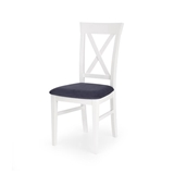 Show details for Dining chair Halmar Bergamo White / Navy Blue