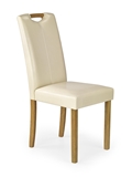 Show details for Dining chair Halmar Caro Beech / Creamy