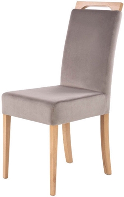 Picture of Dining chair Halmar Clarion Honey Oak / Riviera 91