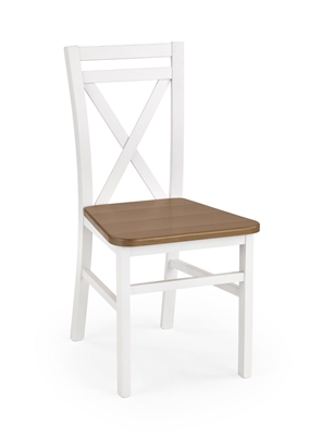 Picture of Dining chair Halmar Dariusz 2 White / Alder