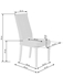 Picture of Dining chair Halmar Diego 2 Gray / Graphite