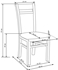 Picture of Dining chair Halmar Gerard 2 Sonoma Oak / Inari