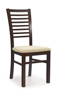 Picture of Dining chair Halmar Gerard 6 Dark Walnut / Torent Beige