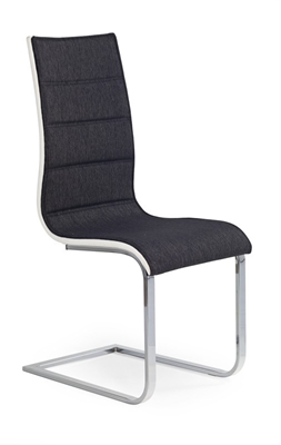 Picture of Dining chair Halmar K - 105 Graphite / White