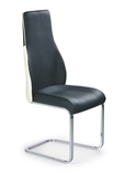 Show details for Dining chair Halmar K-141 Black / White