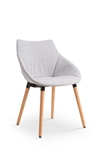 Show details for Dining chair Halmar K - 226 Light Gray