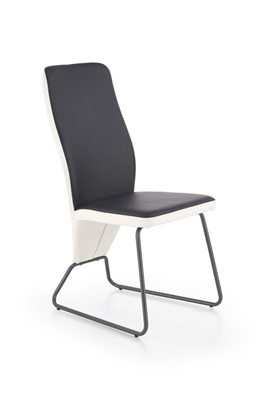 Picture of Dining chair Halmar K - 300 Black / White