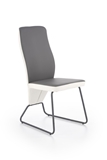 Show details for Dining chair Halmar K - 300 Gray / White