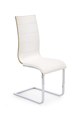 Picture of Dining chair Halmar K104 White / Sonoma Oak